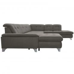 polsterpower Wohnlandschaft - Belle grey - Basismodell - Recamiere links -Wohnzimmer Verkäufe 1231144877 06 1600Wx1600H