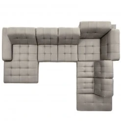 polsterpower Wohnlandschaft - Holiday alu - Basismodell - Recamiere links -Wohnzimmer Verkäufe 1231145177 03 1600Wx1600H