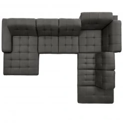 polsterpower Wohnlandschaft - Holiday steel - Basismodell - Recamiere links -Wohnzimmer Verkäufe 1231145277 03 1600Wx1600H