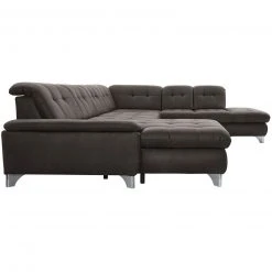 polsterpower Wohnlandschaft - Saddle anthrazit - Basismodell - Recamiere links -Wohnzimmer Verkäufe 1231145577 06 1600Wx1600H