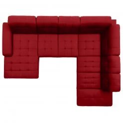 polsterpower Wohnlandschaft - Miro bordeaux - Basismodell - Recamiere links -Wohnzimmer Verkäufe 1231145777 07 1600Wx1600H