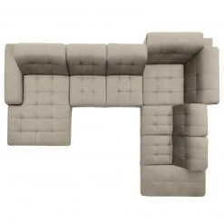 polsterpower Wohnlandschaft - Miro ecru - Basismodell - Recamiere links -Wohnzimmer Verkäufe 1231145877 03 1600Wx1600H