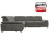polsterpower Ecksofa - Belle grey - Basismodell - links