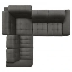 polsterpower Ecksofa - Holiday steel - Basismodell - links -Wohnzimmer Verkäufe 1231146478 03 1600Wx1600H