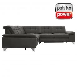 polsterpower Ecksofa - Holiday steel - Basismodell - links