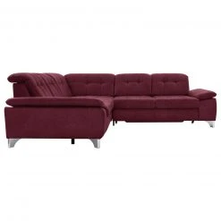 polsterpower Ecksofa - Saddle bordeaux - Basismodell - links -Wohnzimmer Verkäufe 1231146578 09 1600Wx1600H