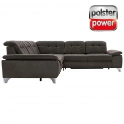 polsterpower Ecksofa - Saddle anthrazit - Basismodell - links
