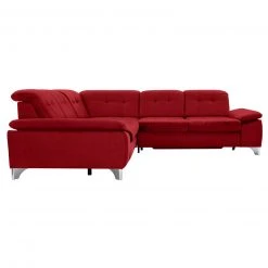 polsterpower Ecksofa - Miro bordeaux - Basismodell - links -Wohnzimmer Verkäufe 1231146978 09 1600Wx1600H