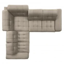 polsterpower Ecksofa - Miro ecru - Basismodell - links -Wohnzimmer Verkäufe 1231147078 03 1600Wx1600H