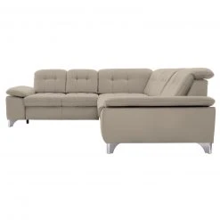 polsterpower Ecksofa - Miro ecru - Basismodell - links -Wohnzimmer Verkäufe 1231147078 07 1600Wx1600H