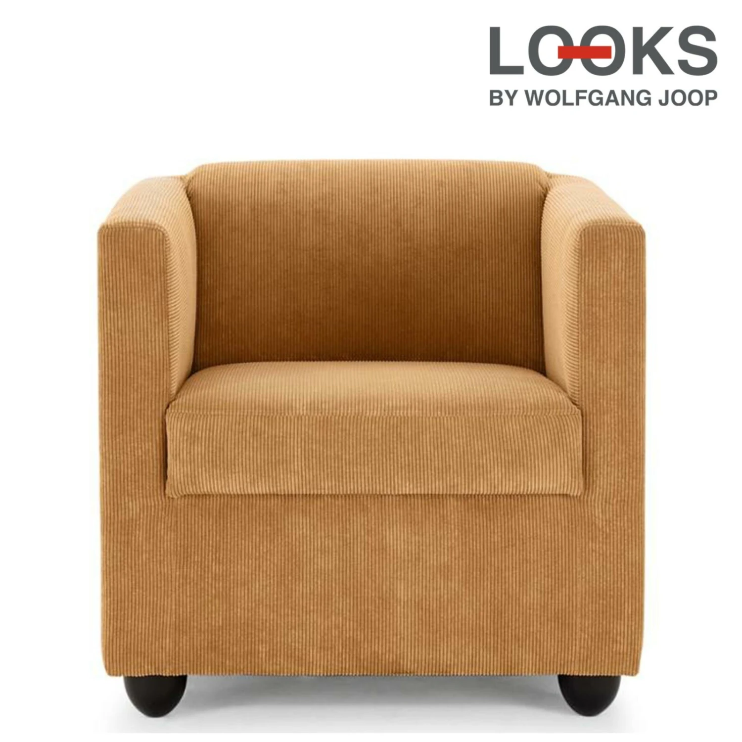 Sessel - LOOKS by Wolfgang Joop - pfirsich - Holzfüße 1 Sessel - LOOKS by Wolfgang Joop - pfirsich - Holzfüße