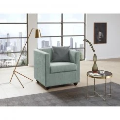 Sessel - LOOKS by Wolfgang Joop - türkis - Holzfüße -Wohnzimmer Verkäufe 1238003601 04 1600Wx1600H