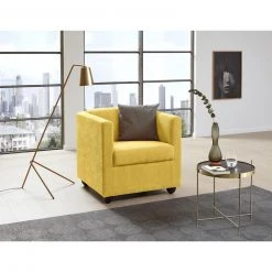 Sessel - LOOKS by Wolfgang Joop - gelb - Holzfüße -Wohnzimmer Verkäufe 1238003602 04 1600Wx1600H