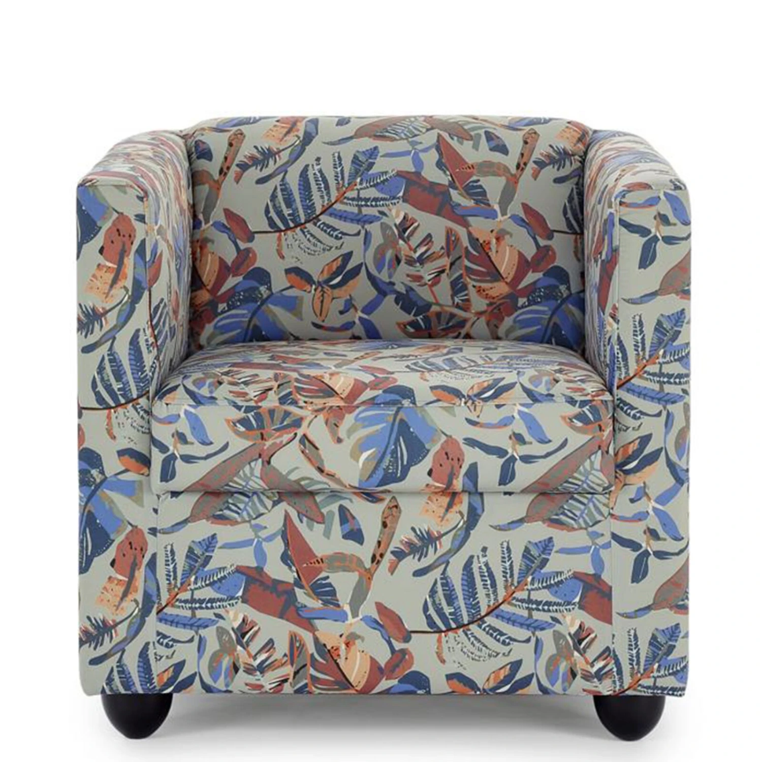 Sessel - LOOKS by Wolfgang Joop - grau gemustert - Holzfüße 4 Sessel - LOOKS by Wolfgang Joop - grau gemustert - Holzfüße – Bild 4