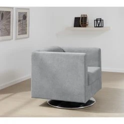 Sessel - LOOKS by Wolfgang Joop - grey - Tellerfuß -Wohnzimmer Verkäufe 1238003902 05 1600Wx1600H