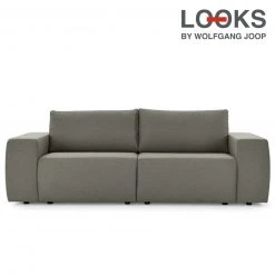 Bigsofa - LOOKS by Wolfgang Joop - grau - Webstoff