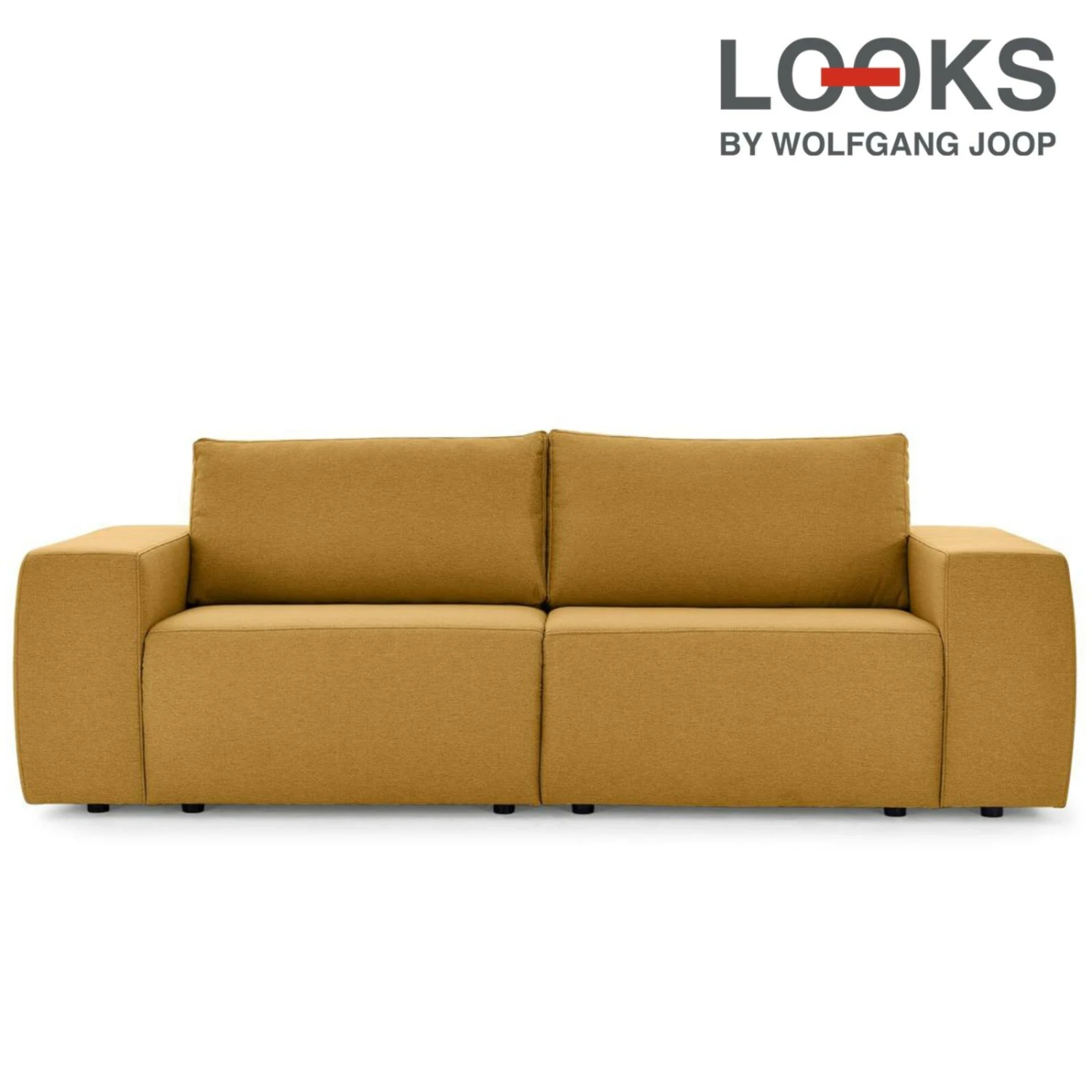 Bigsofa - LOOKS by Wolfgang Joop - gold - Webstoff 1 Bigsofa - LOOKS by Wolfgang Joop - gold - Webstoff