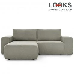 Ecksofa - LOOKS by Wolfgang Joop - steel - beidseitig montierbar