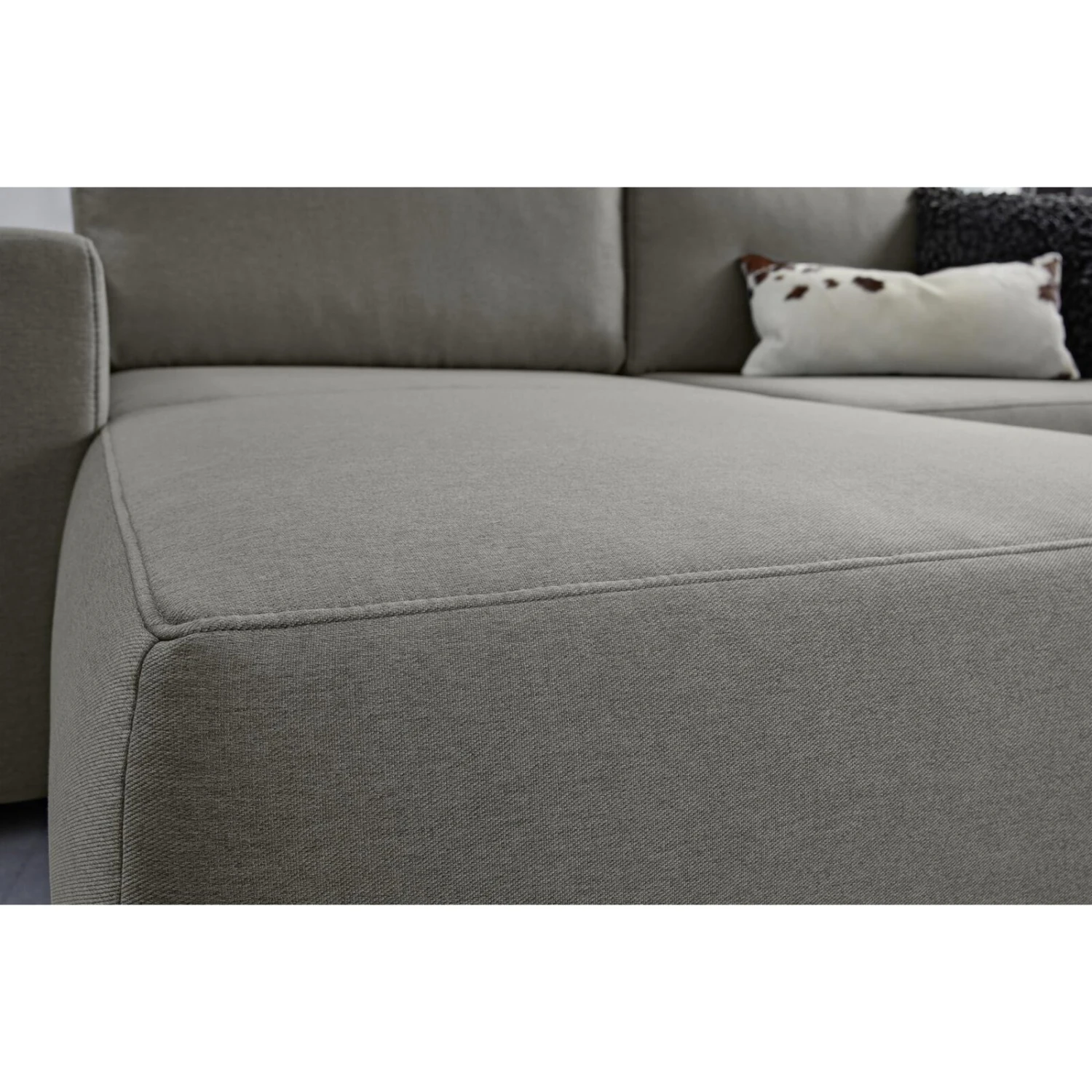 Ecksofa - LOOKS by Wolfgang Joop - grau - beidseitig montierbar 5 Ecksofa - LOOKS by Wolfgang Joop - grau - beidseitig montierbar – Bild 5