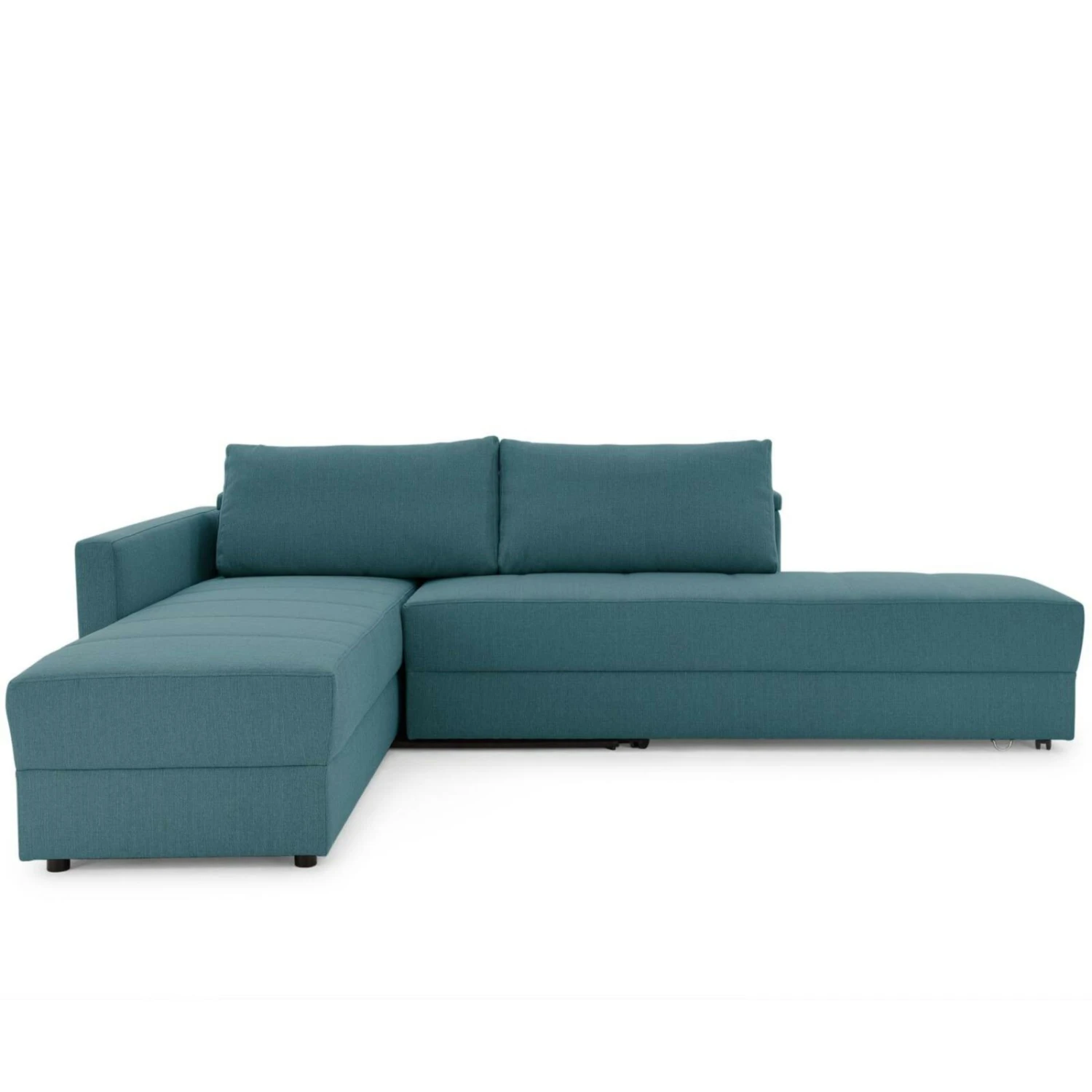 Ecksofa - LOOKS by Wolfgang Joop - petrol - Boxspring - Longchair links 2 Ecksofa - LOOKS by Wolfgang Joop - petrol - Boxspring - Longchair links – Bild 2
