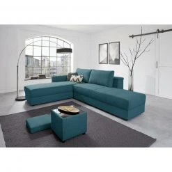 Ecksofa - LOOKS by Wolfgang Joop - petrol - Boxspring - Longchair links 13 Ecksofa - LOOKS by Wolfgang Joop - petrol - Boxspring - Longchair links -Wohnzimmer Verkäufe 1238006200 07 1600Wx1600H