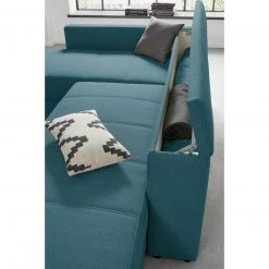 Ecksofa - LOOKS by Wolfgang Joop - petrol - Boxspring - Longchair links 14 Ecksofa - LOOKS by Wolfgang Joop - petrol - Boxspring - Longchair links -Wohnzimmer Verkäufe 1238006200 08 1600Wx1600H