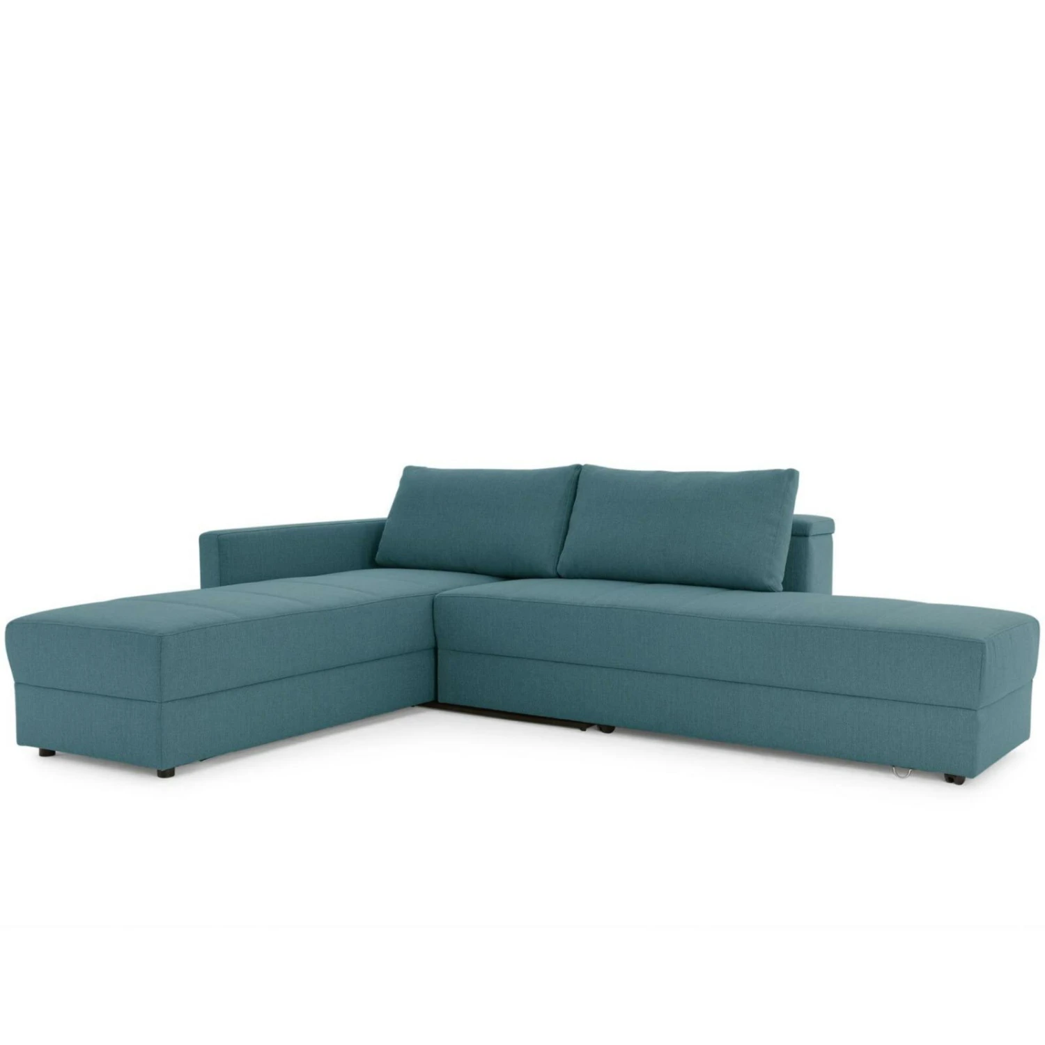 Ecksofa - LOOKS by Wolfgang Joop - petrol - Boxspring - Longchair links 8 Ecksofa - LOOKS by Wolfgang Joop - petrol - Boxspring - Longchair links – Bild 8