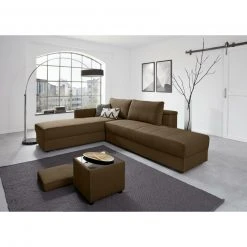 Ecksofa - LOOKS by Wolfgang Joop - dunkelbraun - Boxspring - Longchair links -Wohnzimmer Verkäufe 1238006202 06 1600Wx1600H
