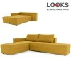 Ecksofa - LOOKS by Wolfgang Joop - senf - Boxspring - Longchair links