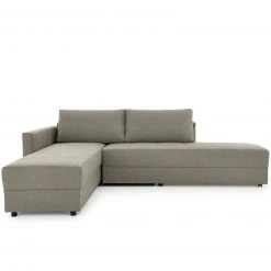 Ecksofa - LOOKS by Wolfgang Joop - hellgrau - Boxspring - Longchair links -Wohnzimmer Verkäufe 1238006301 04 1600Wx1600H