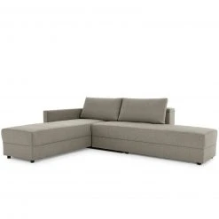 Ecksofa - LOOKS by Wolfgang Joop - hellgrau - Boxspring - Longchair links -Wohnzimmer Verkäufe 1238006301 09 1600Wx1600H