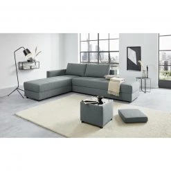 Ecksofa - LOOKS by Wolfgang Joop - dunkelgrau - Boxspring - Longchair links -Wohnzimmer Verkäufe 1238006302 06 1600Wx1600H