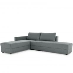 Ecksofa - LOOKS by Wolfgang Joop - dunkelgrau - Boxspring - Longchair links -Wohnzimmer Verkäufe 1238006302 09 1600Wx1600H