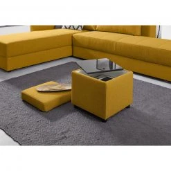 Polsterhocker - LOOKS by Wolfgang Joop - senf - Tischfunktion -Wohnzimmer Verkäufe 1238006903 04 1600Wx1600H