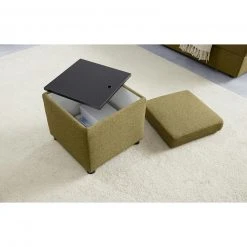 Polsterhocker - LOOKS by Wolfgang Joop - messing - Tischfunktion -Wohnzimmer Verkäufe 1238007000 04 1600Wx1600H