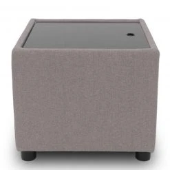 Polsterhocker - LOOKS by Wolfgang Joop - hellgrau - Tischfunktion -Wohnzimmer Verkäufe 1238007001 06 1600Wx1600H