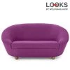 2-Sitzer Sofa - LOOKS by Wolfgang Joop - fuchsia