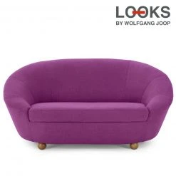 2-Sitzer Sofa - LOOKS by Wolfgang Joop - fuchsia