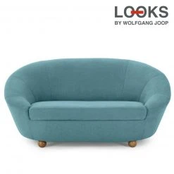 2-Sitzer Sofa - LOOKS by Wolfgang Joop - türkis