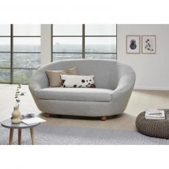 2-Sitzer Sofa - LOOKS by Wolfgang Joop - hellblau-grau -Wohnzimmer Verkäufe 1238007401 04 1600Wx1600H