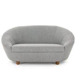 2-Sitzer Sofa - LOOKS by Wolfgang Joop - hellblau-grau -Wohnzimmer Verkäufe 1238007401 09 1600Wx1600H