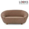 2-Sitzer Sofa - LOOKS by Wolfgang Joop - rot-grau