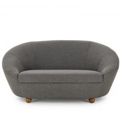 2-Sitzer Sofa - LOOKS by Wolfgang Joop - blau-grau -Wohnzimmer Verkäufe 1238007403 09 1600Wx1600H