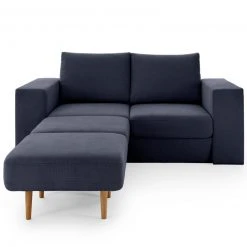 Sofa mit 2 Hockern - LOOKS by Wolfgang Joop - dunkelblau - 172 cm -Wohnzimmer Verkäufe 1238010300 08 1600Wx1600H