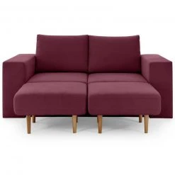 Sofa mit 2 Hockern - LOOKS by Wolfgang Joop - beere - 172 cm -Wohnzimmer Verkäufe 1238010301 14 1600Wx1600H