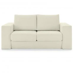 Sofa mit 2 Hockern - LOOKS by Wolfgang Joop - creme - 172 cm -Wohnzimmer Verkäufe 1238010302 08 1600Wx1600H