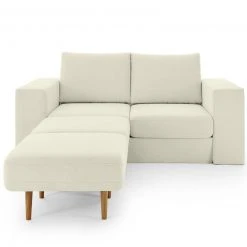 Sofa mit 2 Hockern - LOOKS by Wolfgang Joop - creme - 172 cm -Wohnzimmer Verkäufe 1238010302 12 1600Wx1600H