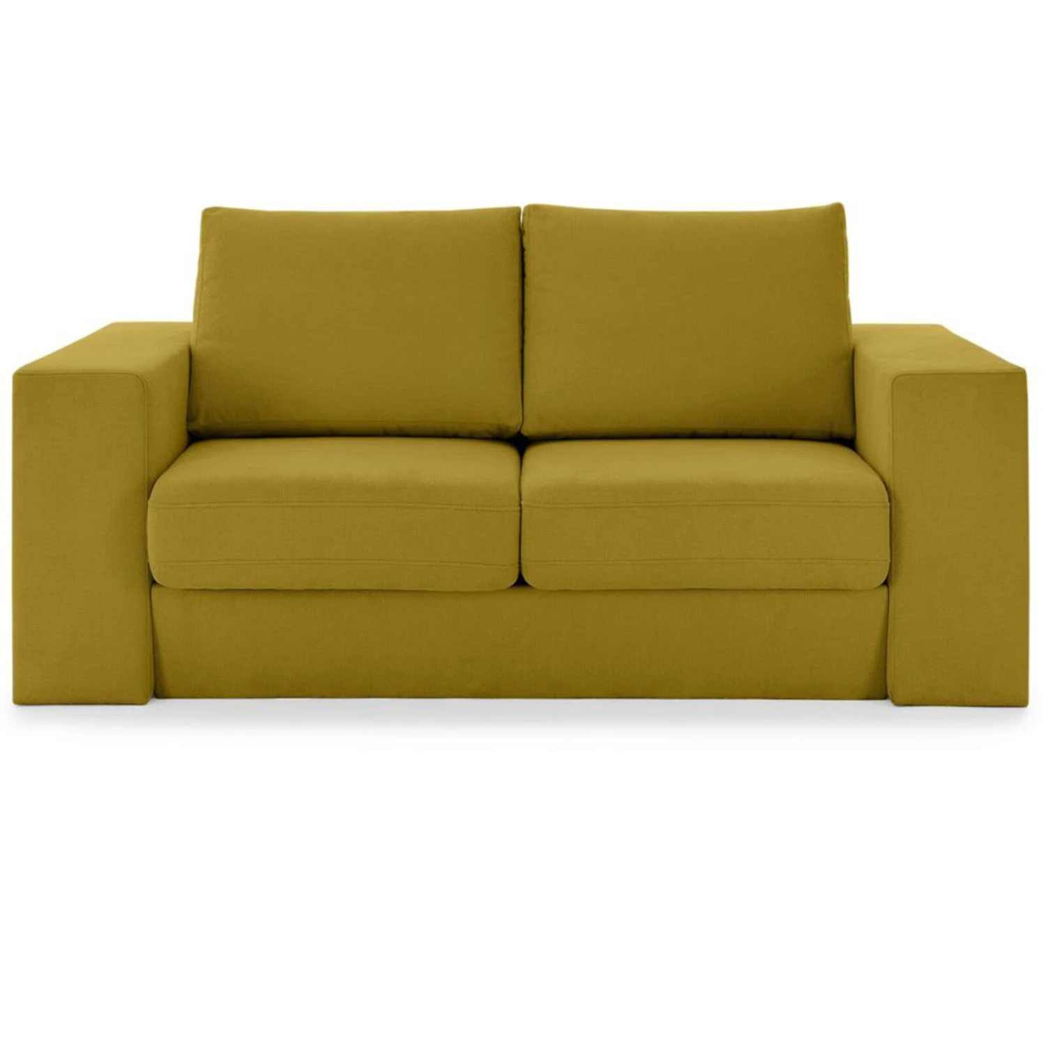 Sofa mit 2 Hockern - LOOKS by Wolfgang Joop - senf - 172 cm 7 Sofa mit 2 Hockern - LOOKS by Wolfgang Joop - senf - 172 cm – Bild 7