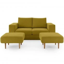 Sofa mit 2 Hockern - LOOKS by Wolfgang Joop - senf - 172 cm 20 Sofa mit 2 Hockern - LOOKS by Wolfgang Joop - senf - 172 cm -Wohnzimmer Verkäufe 1238010303 09 1600Wx1600H