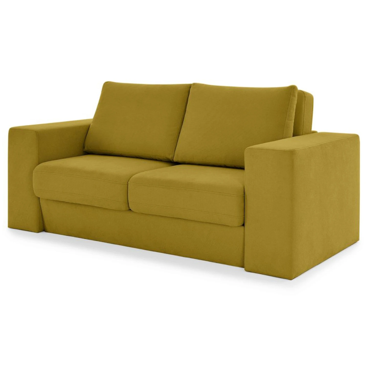Sofa mit 2 Hockern - LOOKS by Wolfgang Joop - senf - 172 cm 13 Sofa mit 2 Hockern - LOOKS by Wolfgang Joop - senf - 172 cm – Bild 13